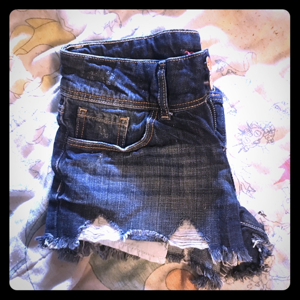 Denim shorts